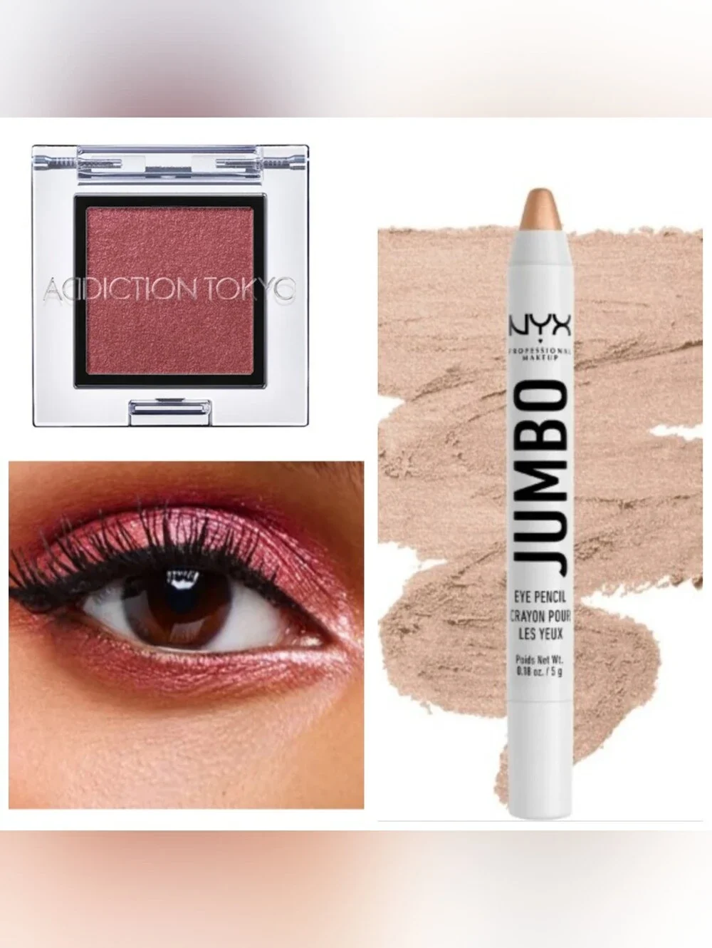Addiction Tokyo, NYX Eyeshadow Lot